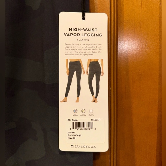 NWT never worn. ALO yoga HIGH-WAIST VAPOR LEGGING - Picture 4 of 6